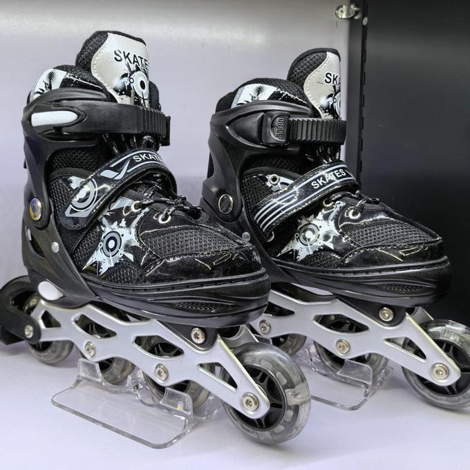 Kinderschaatsen, Beginners Rollerblades, Kinderen Enkelrijige Rollerblades M size 35-38 blauw