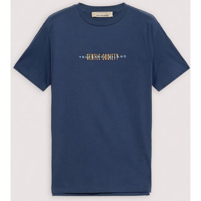 t-shirt man blauwe marine