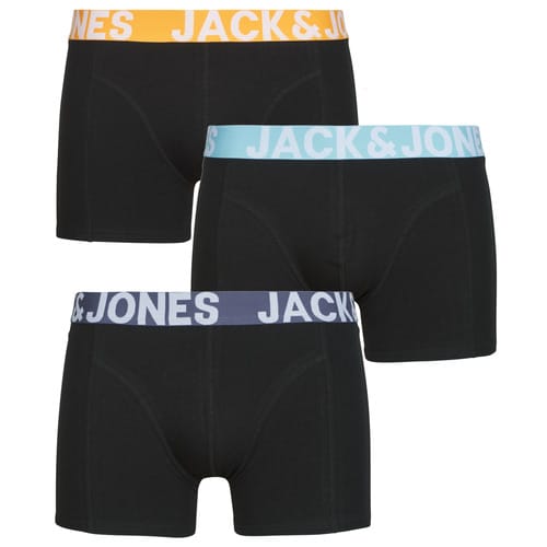 JACK&JONES - JACCONOR SOLID TRUNKS 3 PACK NOOS - Heren - Onderbroeken