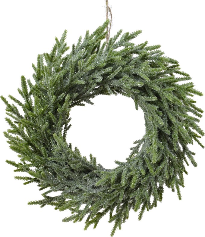 Everlands - Kerstkrans glitter binnen D30