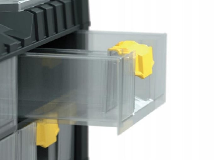 Kistenberg Multicase Cargo Serie - Gereedschapsorganizer - 400mm - 9 Transparent Schuiven - Ergonomische Handgreep