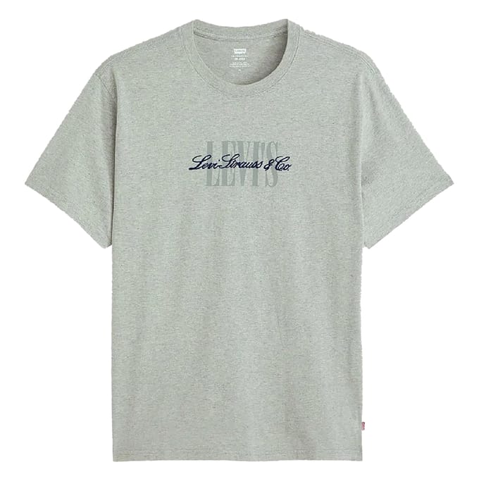 Levis Heren Relaxed Fit T-shirt (Heide Grijs)