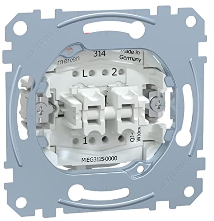 Dubbele Seriële Schakelaar 10A AC 250V Inbouw