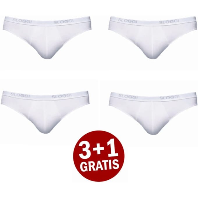 Sloggi - Basic Mini 4-pack - Wit
