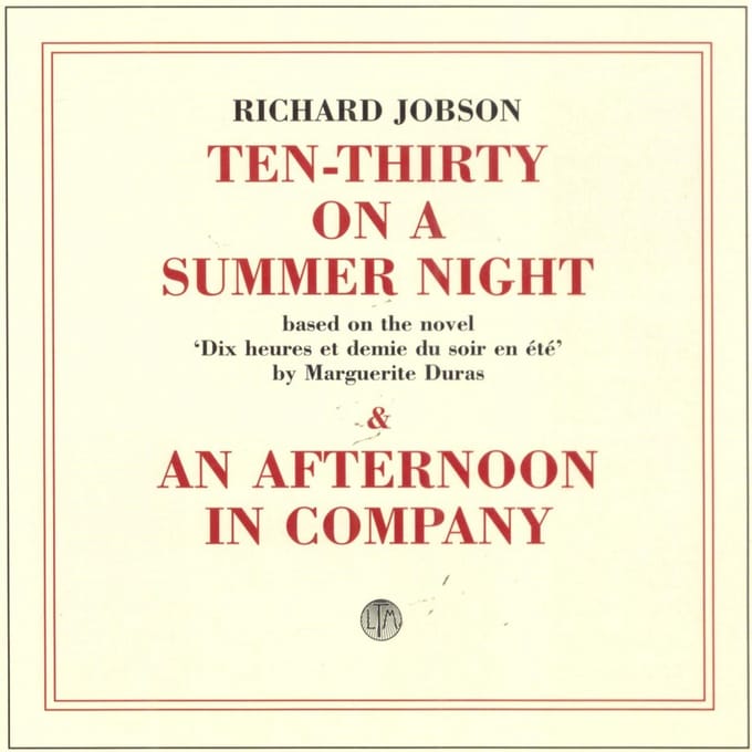 Richard Jobson - 10.30 On A Summers Night (CD) (Remastered)