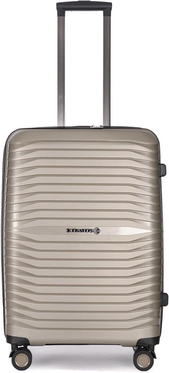 Koffer Trolley - Reiskoffer Koffer - Reizen Organiseren - Uitschuifbare Koffer - 66 cm - Grijs