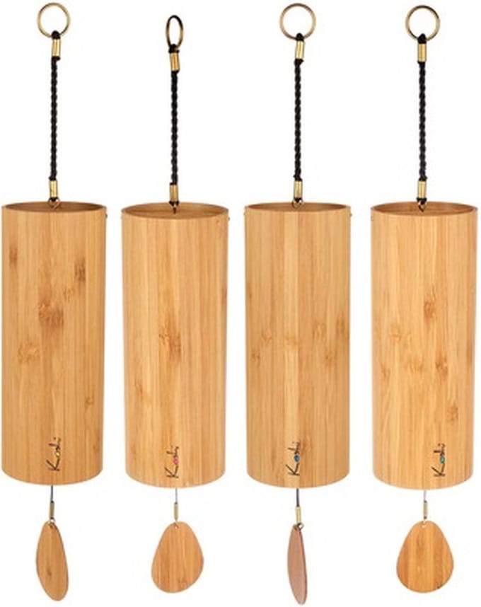 Set van 4 Orginele Koshi Chimes prachtige set met zachte rustgevende geluiden