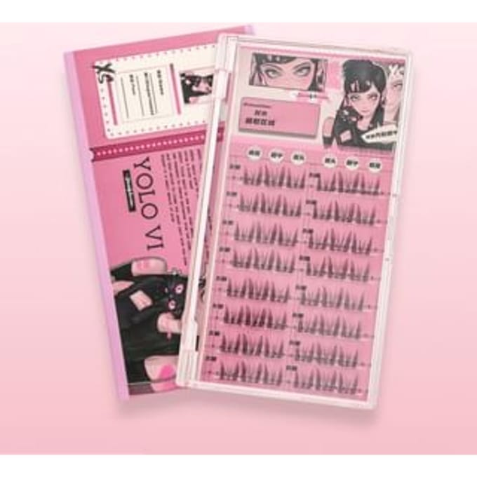 YOLO YYX - Lazy Cat Ear Series Individual False Eyelashes - 2 Types XL# (8 pairs/48 clusters)