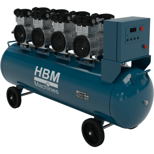 HBM 200 Liter Low Noise Compressor 8PK 400 Volt (852 l/min)