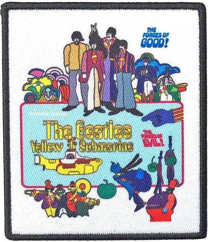 The Beatles - Yellow Submarine Movie Poster Patch - Multicolours
