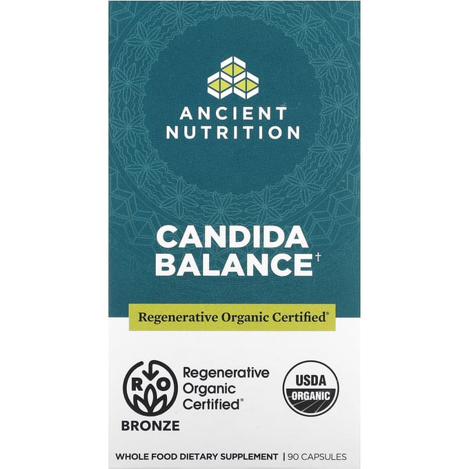 Ancient Nutrition, Équilibre Candida, 90 Capsules