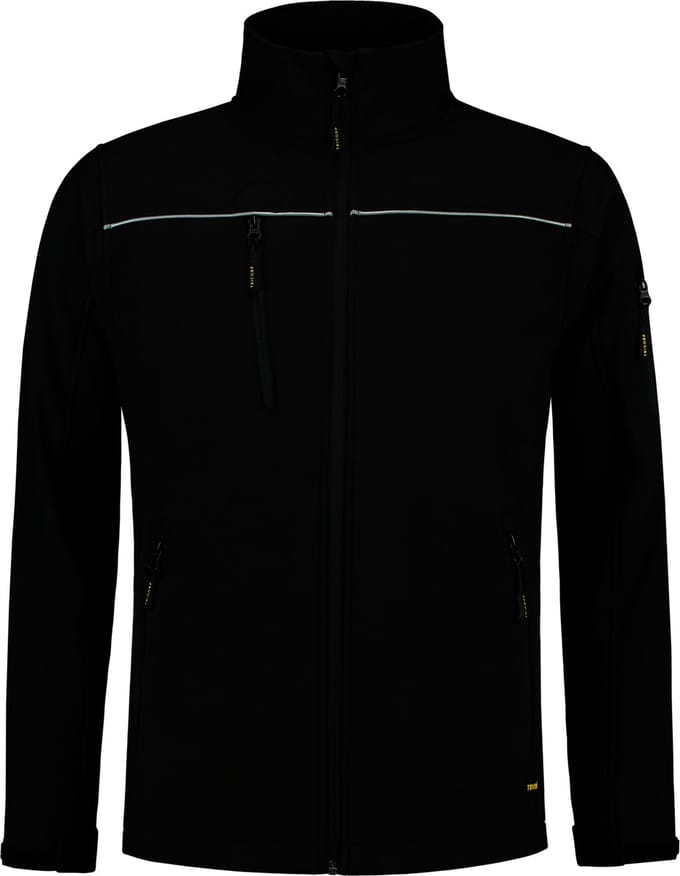 Tricorp soft shell jack - Workwear - 402006 - zwart - maat L