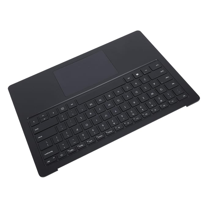 Laptop Palmsteun Toetsenbord Volledige Grootte Laptop Palmsteun Toetsenbord Touchpad Assemblage voor Laptop 3 4 5 1951 zwart