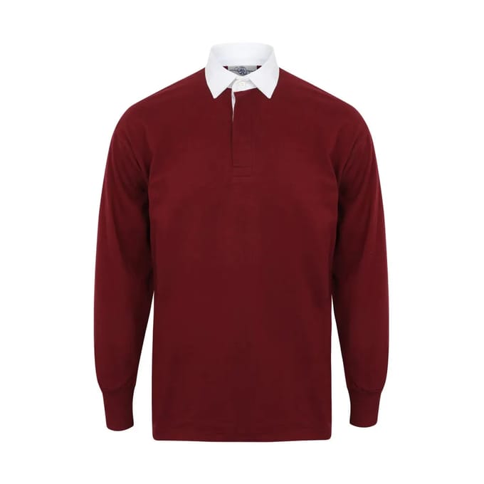 Polo met lange mouwen Front Row Plain Rugby