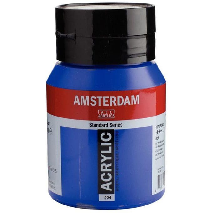 Amsterdam Standard Series Acrylverf Pot 500 ml Ultramarijn 504