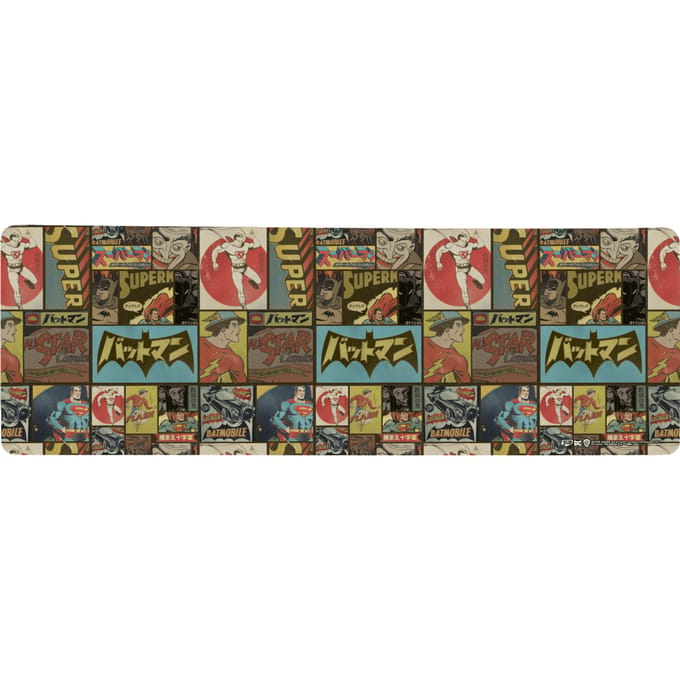 Justice League Vintage Gaming Mouse Mat - Medium
