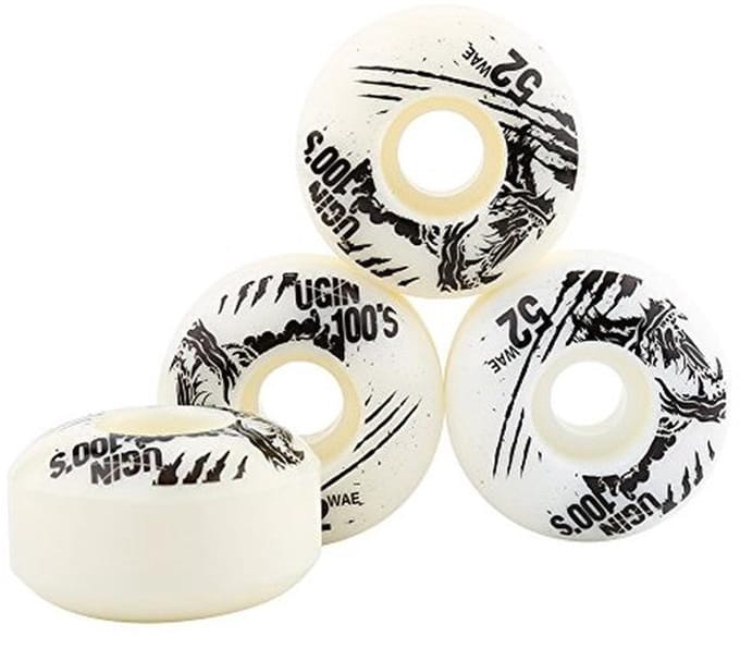 Dailygoods - Set van 4 PU Skateboardwielen 52mm x 30mm