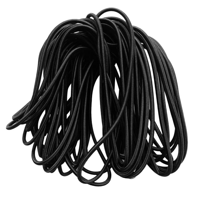 6 mm elastisch bungee-touw schokkoord vastbinden imperiaal UV-stabiel 50 m 2m