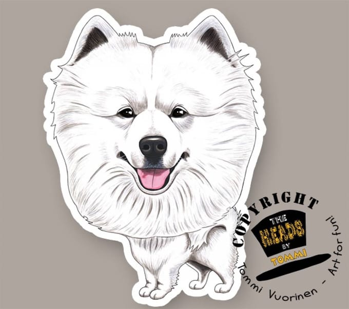 Magneet Hond Samojeed