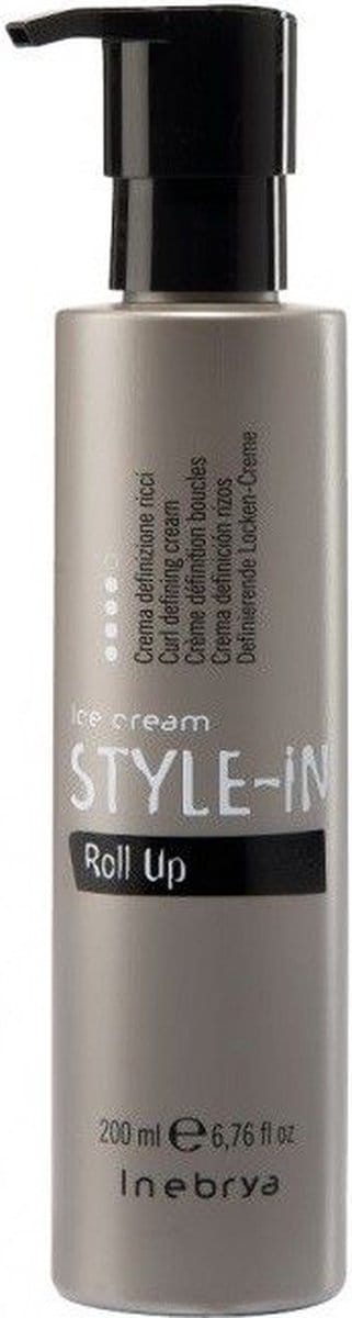 Inebrya - Style-In Roll Up Curl Defying Cream - Krém pro vlnité a kudrnaté vlasy (L)