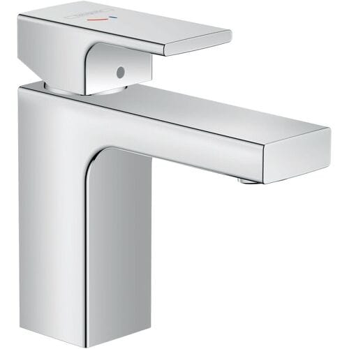 hansgrohe Vernis Shape - Wastafelmengkraan - Ééngreeps bediening - Met trekwaste - 100mm maat - Chroom