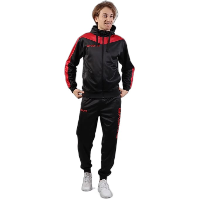 Hooded fleece trainingspak Givova Roma