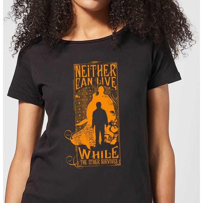 Harry Potter Neither Can Live dames t-shirt - Zwart - S