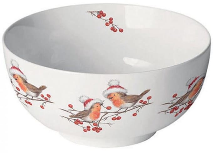 Ambiente Kom Christmas robins