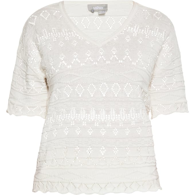 usha Jumper Dames wolwit