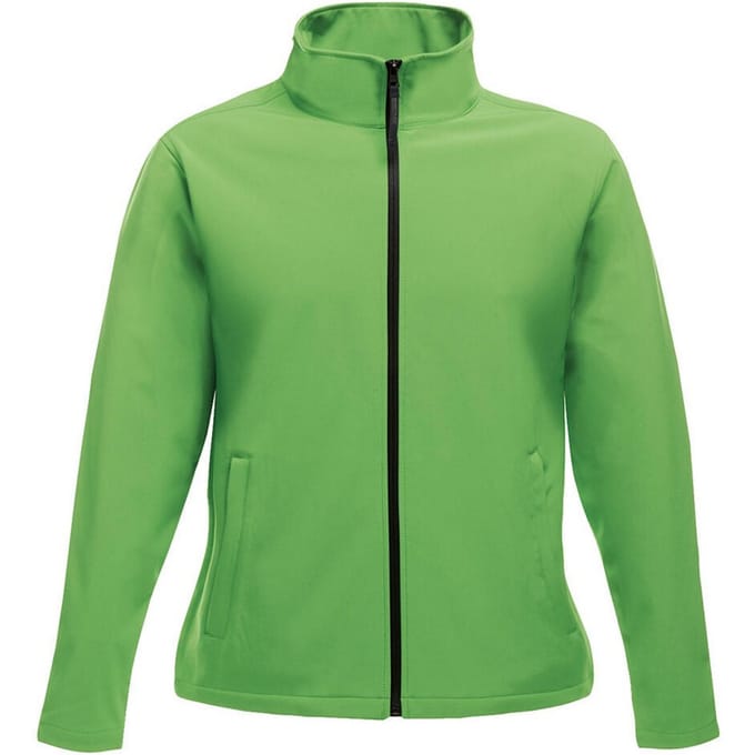 Regatta Dames/Dames Ablaze bedrukbare Soft Shell jas (Extreem groen/zwart)