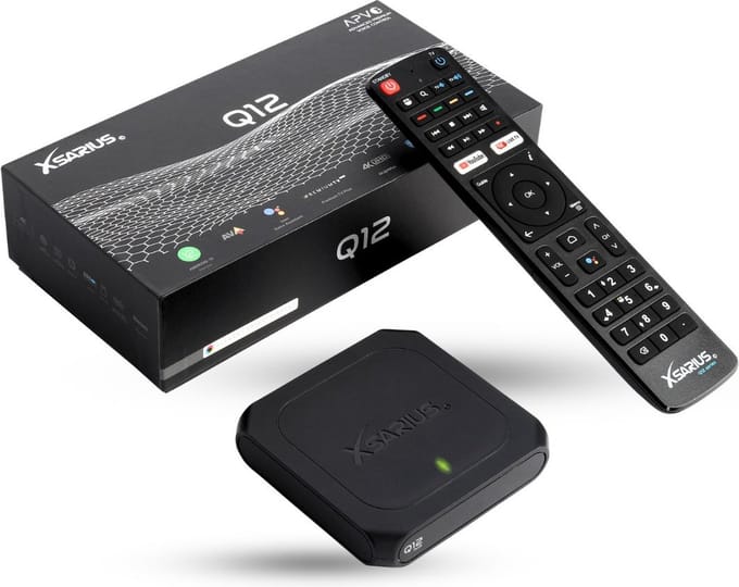 XSARIUS Q12 Android TV Box - MediaPlayer - Mediaspeler - Android 12 - 2GB DDR RAM en 16GB Flash - 4K Ultra HD