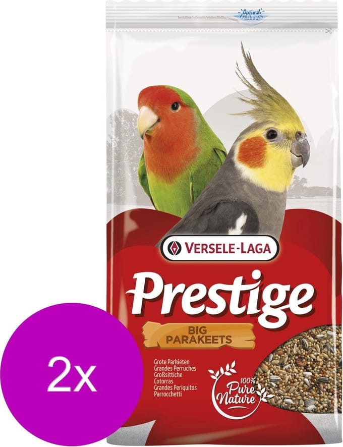 Versele-Laga Prestige Grote Parkieten - Vogelvoer - 2 x 4 kg
