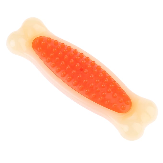 TIAKI Kauwspeelgoed met Baconsmaak - Gr. M: L 14 x B 4 x H 3 cm