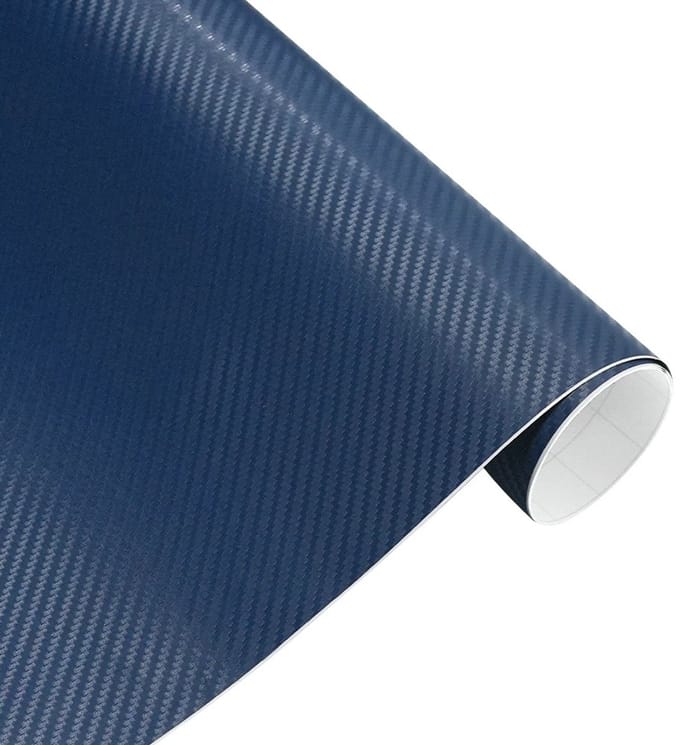 Carbon Wrap - 3D Wrap Folie - Wrapping Folie - Blauw | 10 x 127