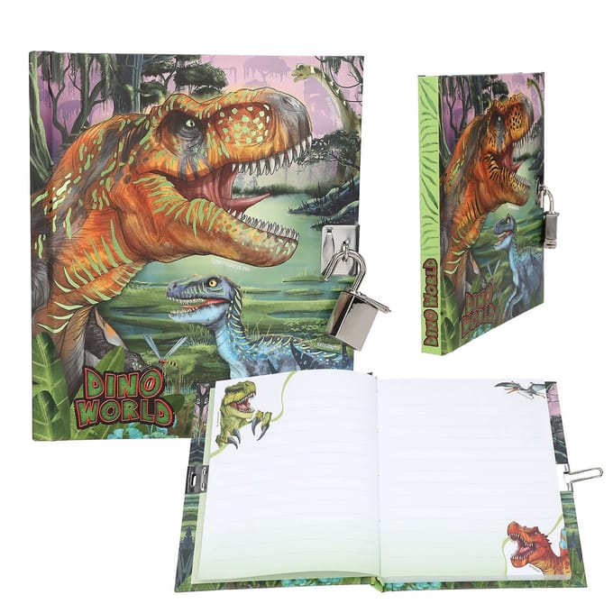 Depesche - Dino World dagboek met slot