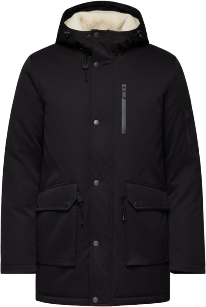 OMBRE Jas - Rits - Effen Zwart S