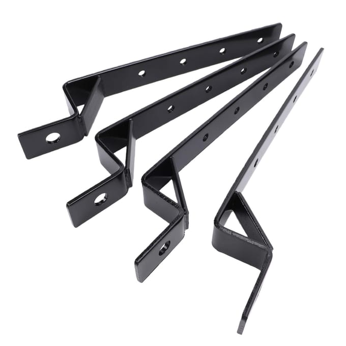 Support de montage universel pour sacoches de moto Robuste Réglable Remplacement pour modèle Cruiser Suzuki gray
