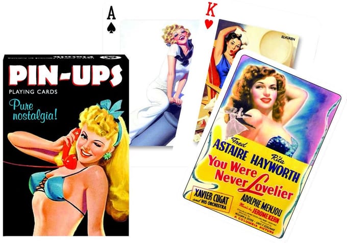 Piatnik Pin-Ups Speelkaarten - Single Deck