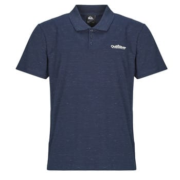 Quiksilver Stretch Korte Mouw Poloshirt Blauw S Man