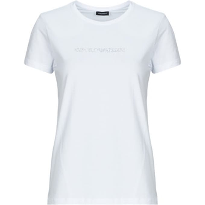 Emporio Armani Ew000408_af13033 Korte Mouwen Basislaag Wit M Vrouw