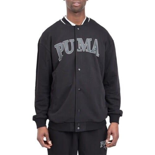 Puma Squadack Sweatshirt Met Rits Zwart M