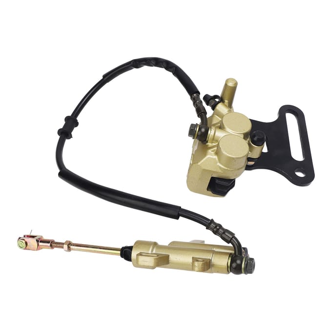 Achterste Schijf Hydraulische Rem Hoofdcilinder Kit Rem Hoofdcilinder Remklauw Assemblage voor 50cc 70cc beige