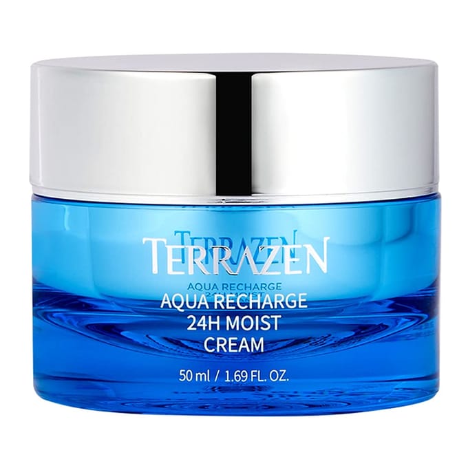 Terrazen, Aqua Recharge, 24-Uurs Hydraterend, Watercrème, Gezicht, 50 ml