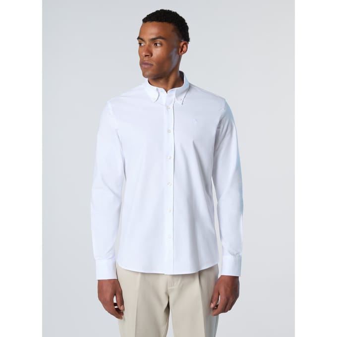 North Sails Oxford Overhemd Met geborduurd logo