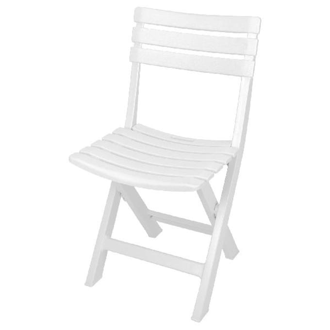 Chaise de Jardin Pliante Blanche white