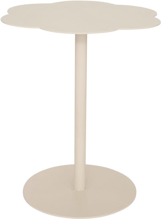 Atmosphera Fiora Bijzettafel - Ø43xH51cm - Ivoor