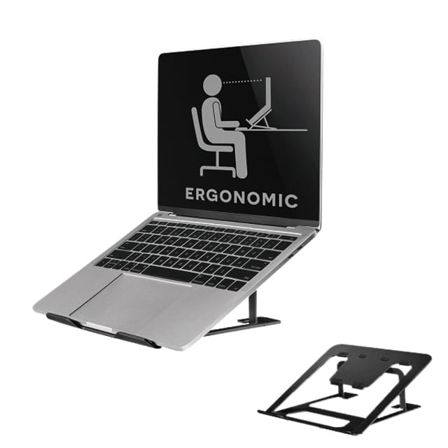 Neomounts NSLS085BLACK Laptopstandaard In hoogte verstelbaar