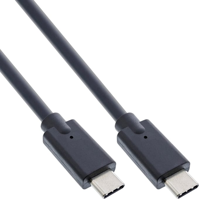 Kabel inLine USB-C 3.2 GEN.2 M/M 2 Meter schwarz