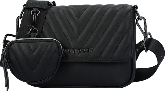 bugatti Schoudertas Sira Crossbody Bag Black Zwart