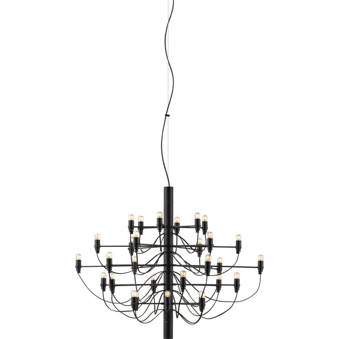 Flos 2097/30 Clear Bulbs Hanglamp - zwart
